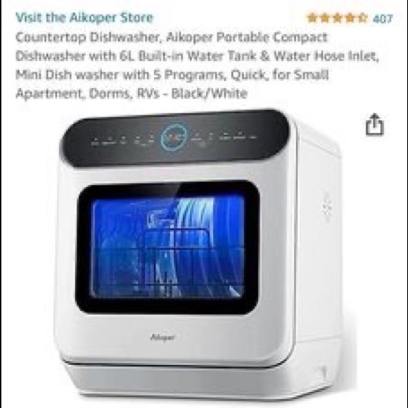 Aikoper counter top dishwasher brand new - Picture 1 of 16